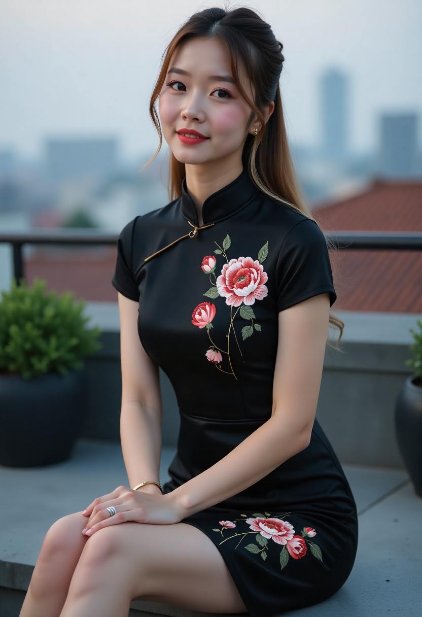 春日慢车竖版海报